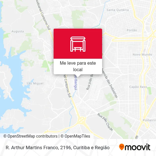 R. Arthur Martins Franco, 2196 mapa