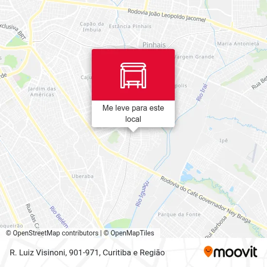 R. Luiz Visinoni, 901-971 mapa