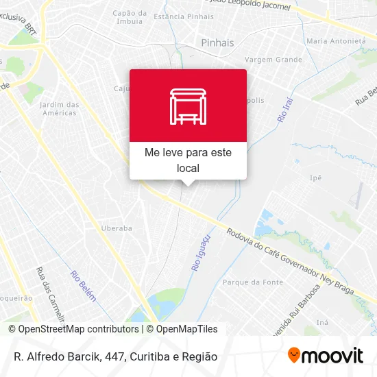 R. Alfredo Barcik, 447 mapa