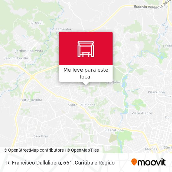 R. Francisco Dallalibera, 661 mapa