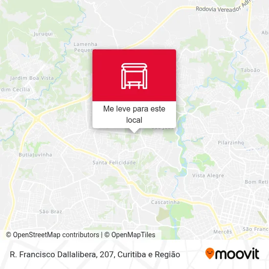 R. Francisco Dallalibera, 207 mapa