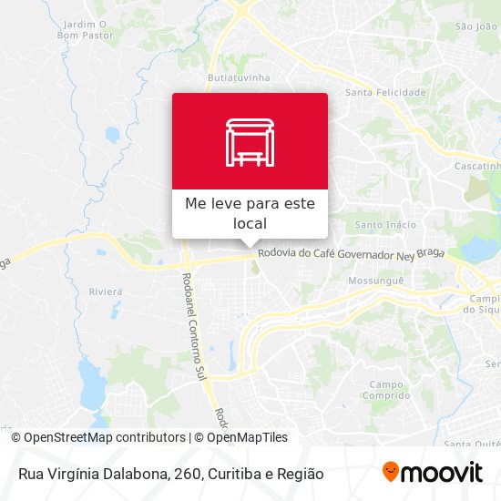 Rua Virgínia Dalabona, 260 mapa