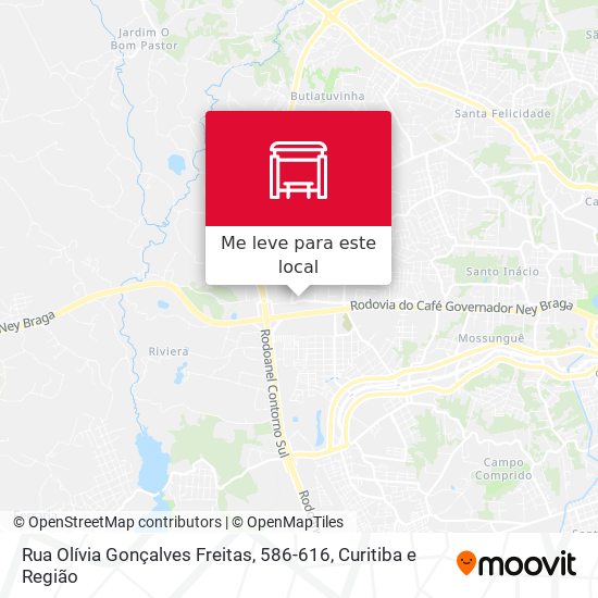 Rua Olívia Gonçalves Freitas, 586-616 mapa