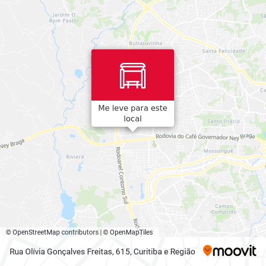 Rua Olívia Gonçalves Freitas, 615 mapa