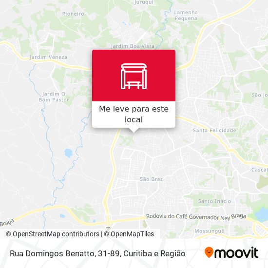 Rua Domingos Benatto, 31-89 mapa