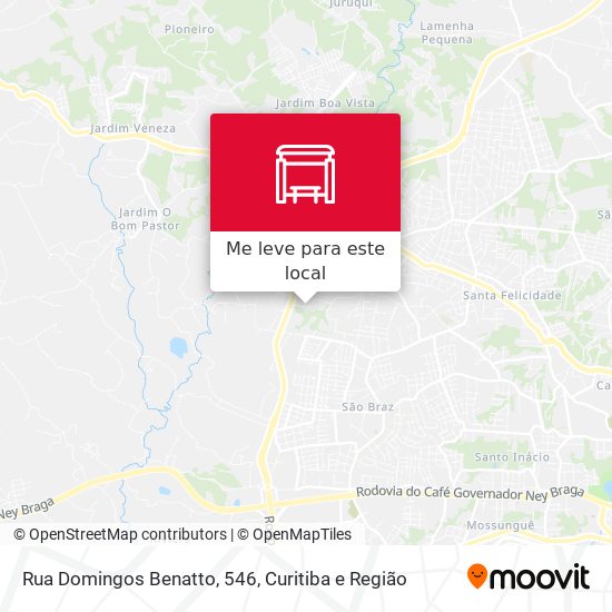 Rua Domingos Benatto, 546 mapa