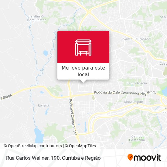 Rua Carlos Wellner, 190 mapa