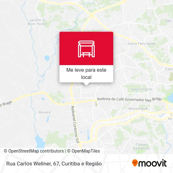 Rua Carlos Wellner, 67 mapa