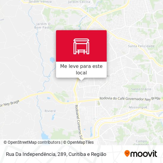 Rua Da Independência, 289 mapa