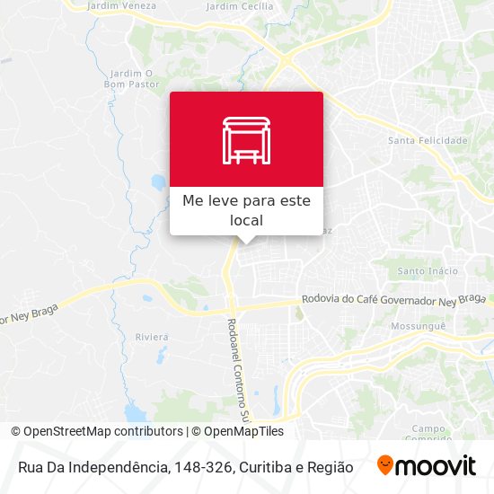 Rua Da Independência, 148-326 mapa