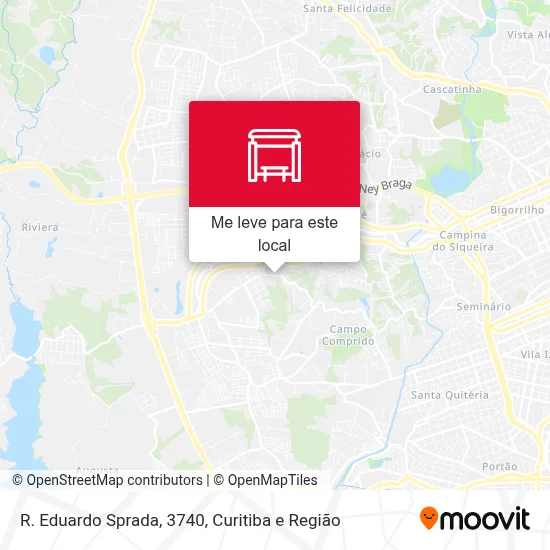 R. Eduardo Sprada, 3740 mapa