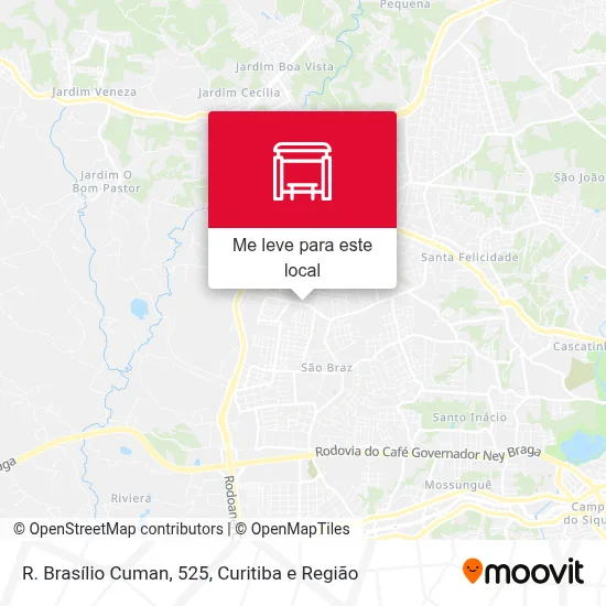 R. Brasílio Cuman, 525 mapa