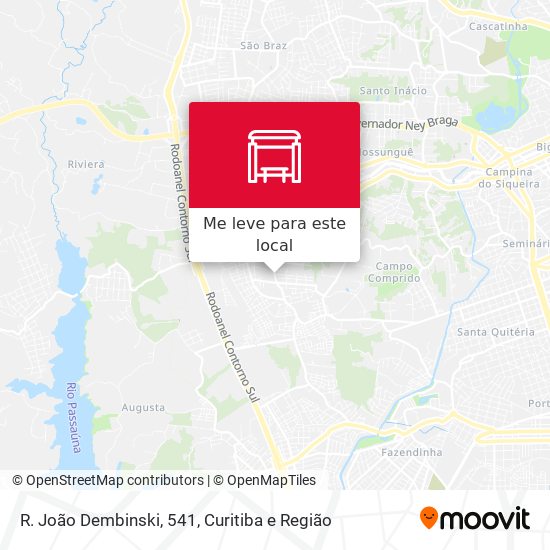 R. João Dembinski, 541 mapa