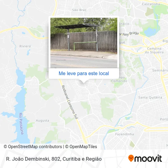 R. João Dembinski, 802 mapa