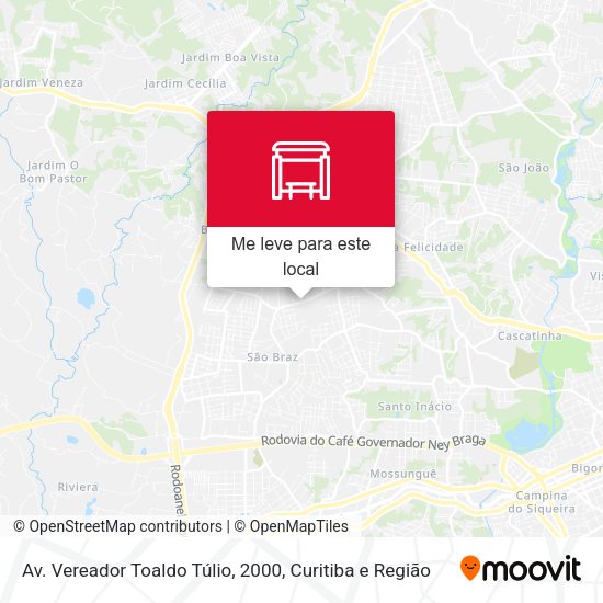 Av. Vereador Toaldo Túlio, 2000 mapa