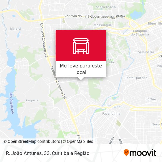 R. João Antunes, 33 mapa