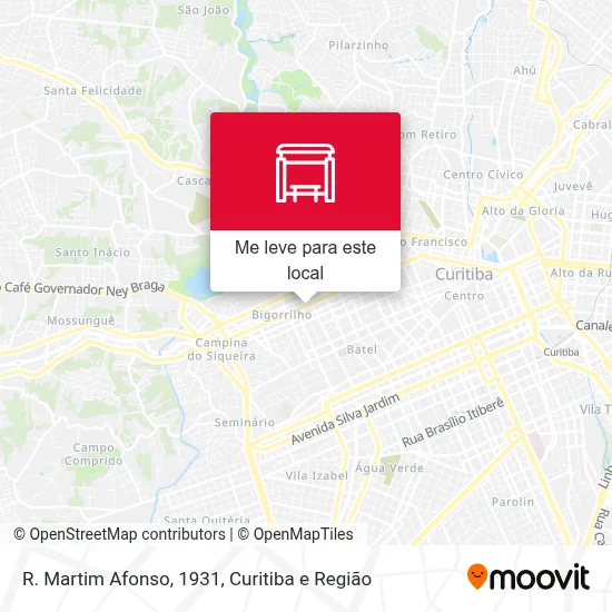 R. Martim Afonso, 1931 mapa