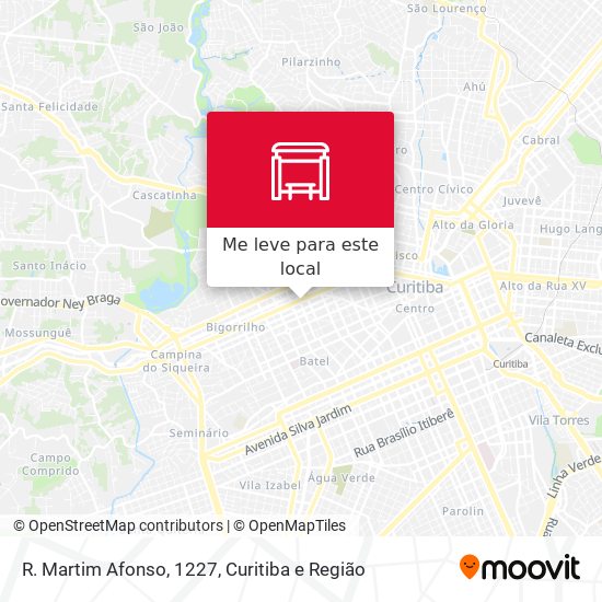 R. Martim Afonso, 1227 mapa
