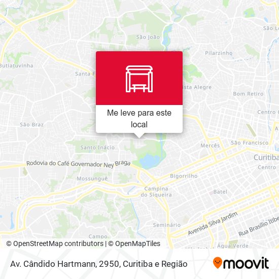 Av. Cândido Hartmann, 2950 mapa