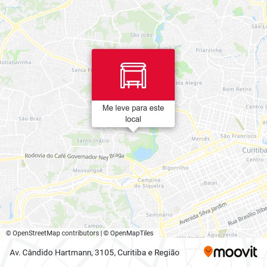 Av. Cândido Hartmann, 3105 mapa