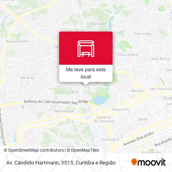 Av. Cândido Hartmann, 3515 mapa