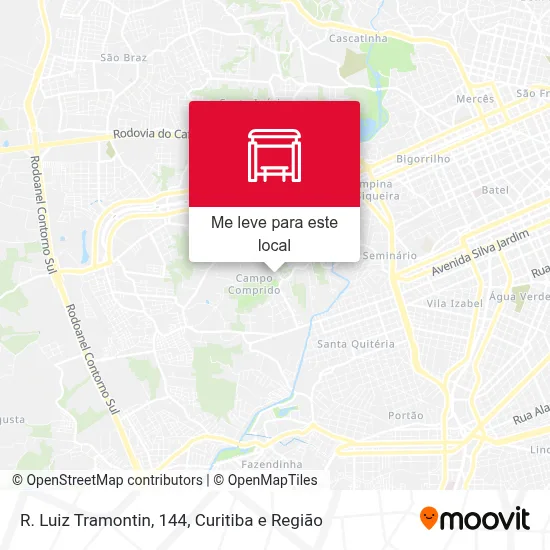 R. Luiz Tramontin, 144 mapa