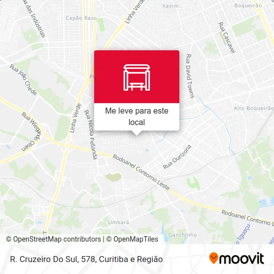 R. Cruzeiro Do Sul, 578 mapa