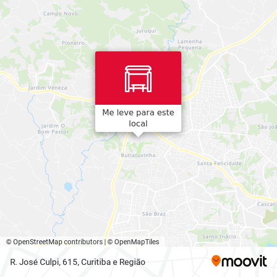 R. José Culpi, 615 mapa