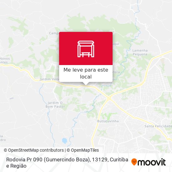 Rodovia Pr 090 (Gumercindo Boza), 13129 mapa