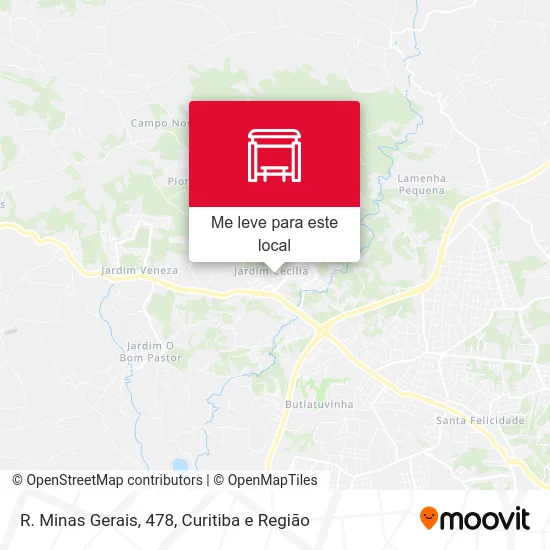 R. Minas Gerais, 478 mapa