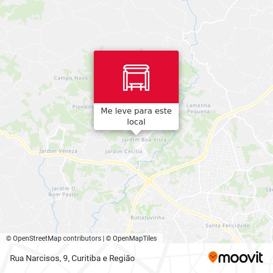 Rua Narcisos, 9 mapa