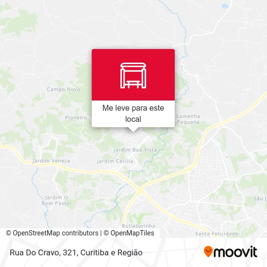 Rua Do Cravo, 321 mapa