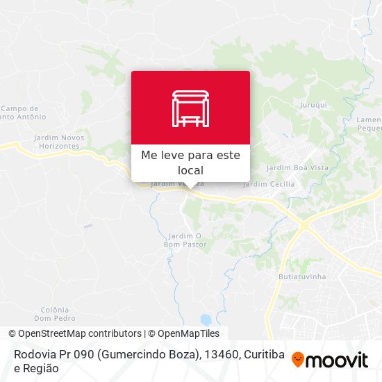 Rodovia Pr 090 (Gumercindo Boza), 13460 mapa