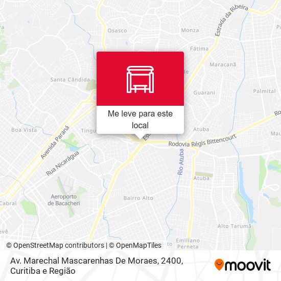 Av. Marechal Mascarenhas De Moraes, 2400 mapa