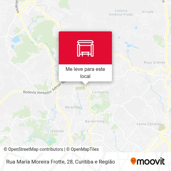 Rua Maria Moreira Frotte, 28 mapa