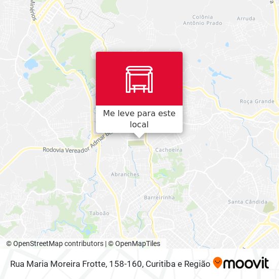 Rua Maria Moreira Frotte, 158-160 mapa