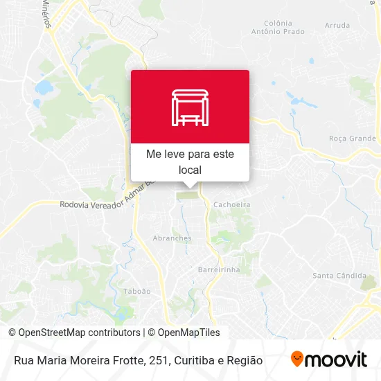 Rua Maria Moreira Frotte, 251 mapa