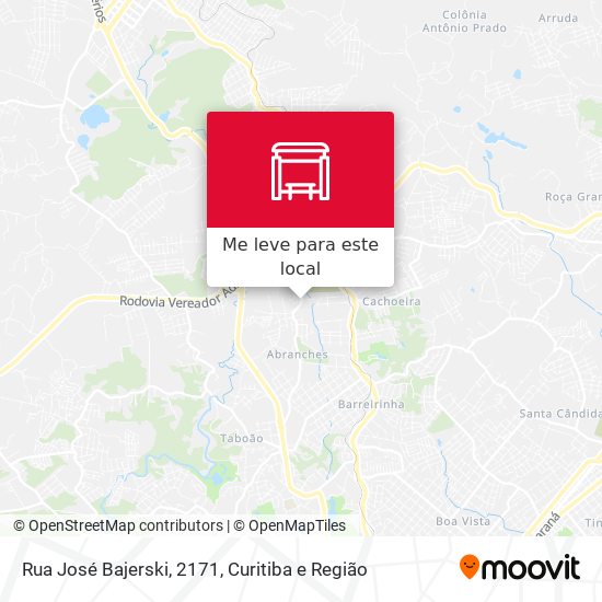 Rua José Bajerski, 2171 mapa