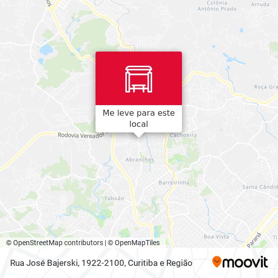 Rua José Bajerski, 1922-2100 mapa