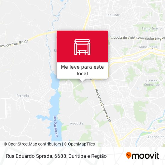 Rua Eduardo Sprada, 6688 mapa