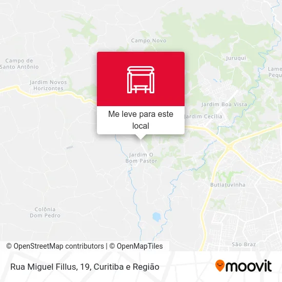 Rua Miguel Fillus, 19 mapa