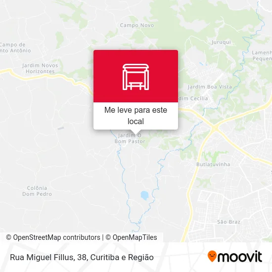 Rua Miguel Fillus, 38 mapa