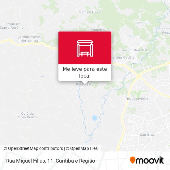 Rua Miguel Fillus, 11 mapa