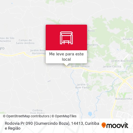 Rodovia Pr 090 (Gumercindo Boza), 14413 mapa