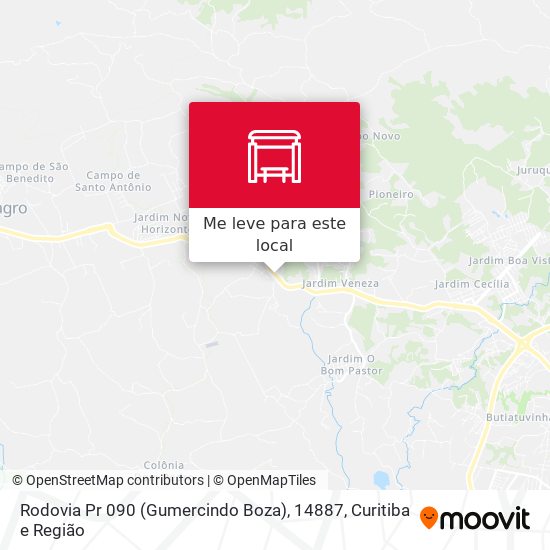 Rodovia Pr 090 (Gumercindo Boza), 14887 mapa