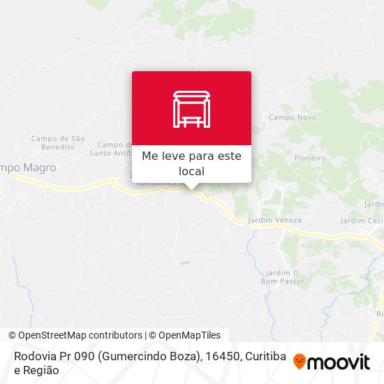 Rodovia Pr 090 (Gumercindo Boza), 16450 mapa