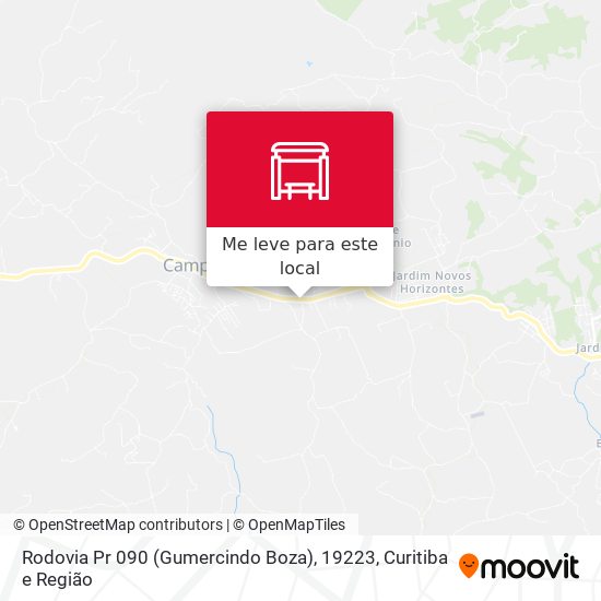 Rodovia Pr 090 (Gumercindo Boza), 19223 mapa