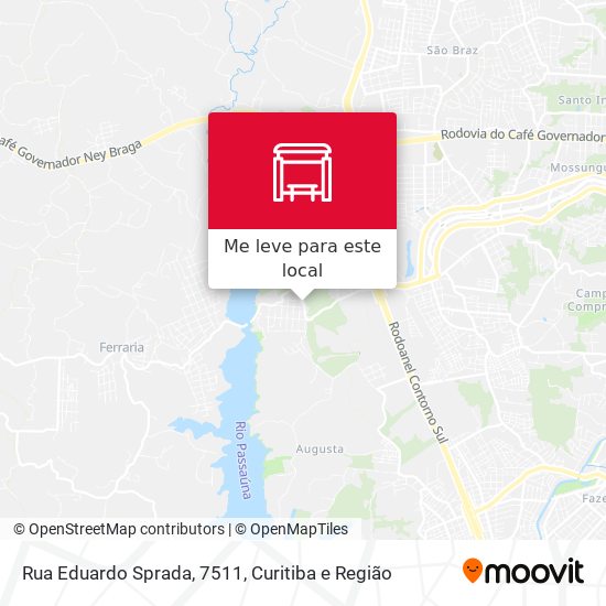 Rua Eduardo Sprada, 7511 mapa