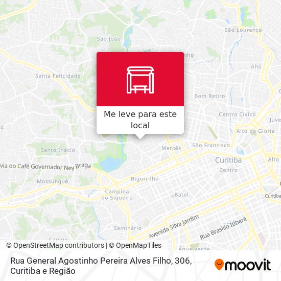 Rua General Agostinho Pereira Alves Filho, 306 mapa