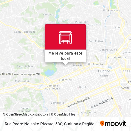 Rua Pedro Nolasko Pizzato, 530 mapa